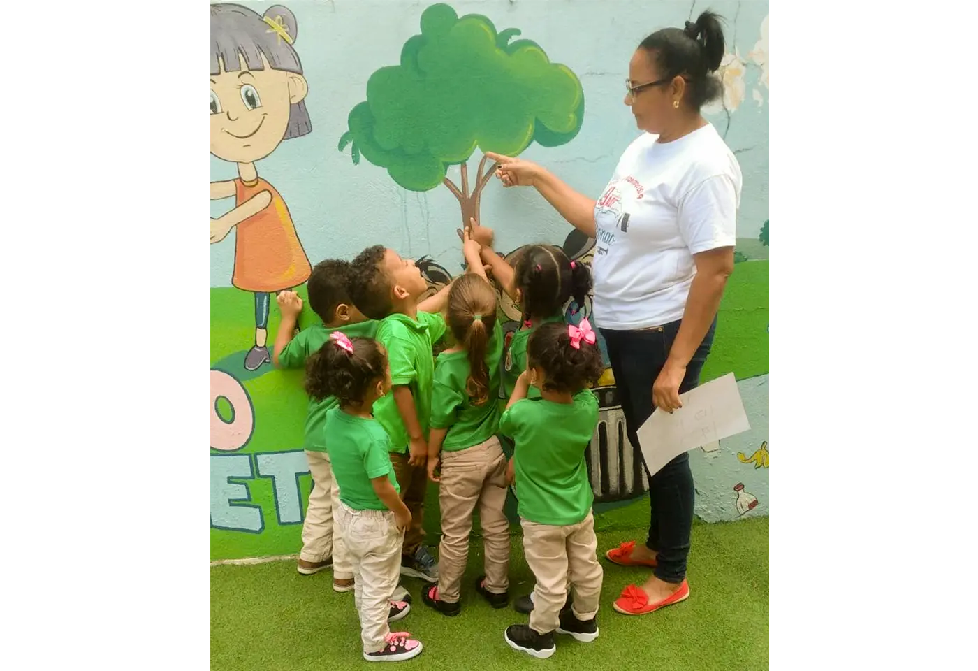 Kinder in der Kindertagesstätte ‚La Amistad‘ in der Dominikanischen Republik